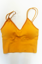 Crop Tank with Built in Bra