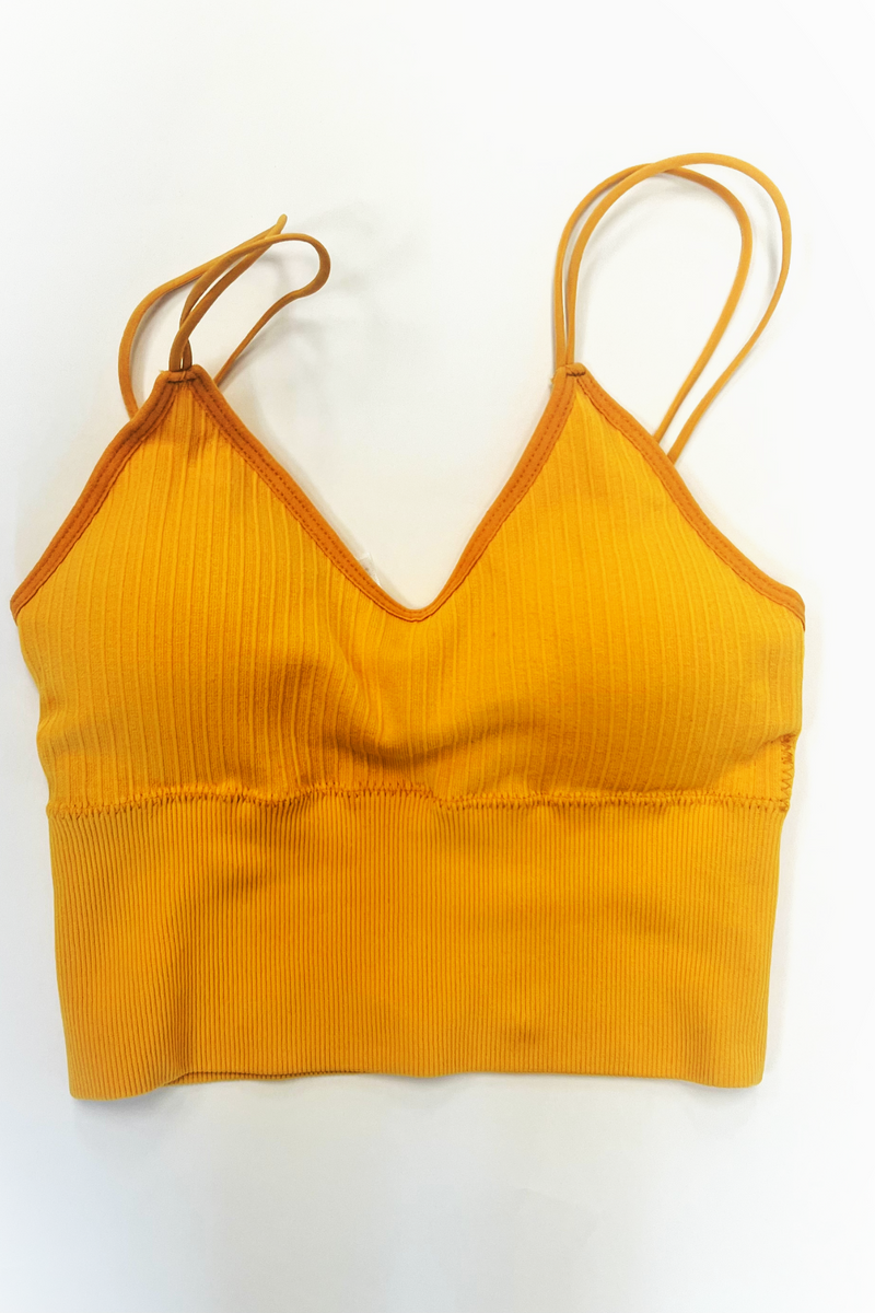Crop Tank with Built in Bra