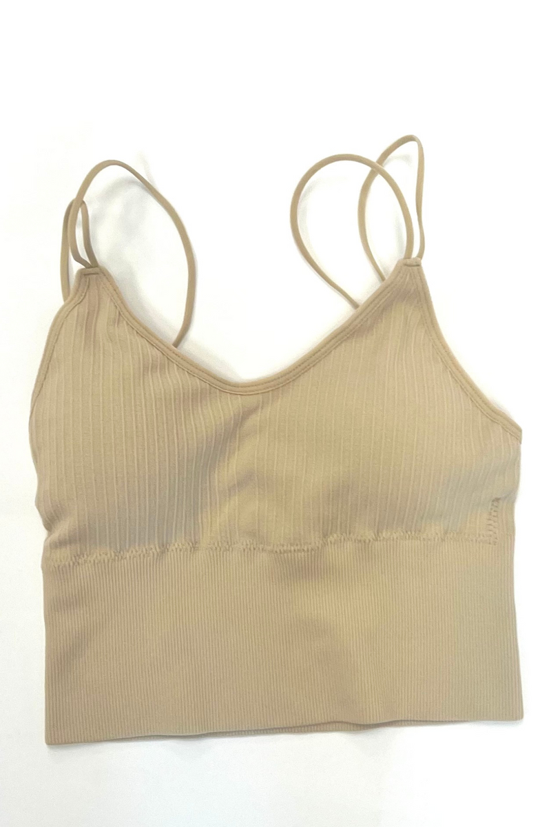 Crop Tank with Built in Bra