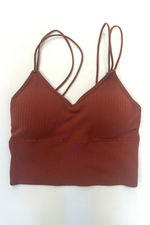 Crop Tank with Built in Bra