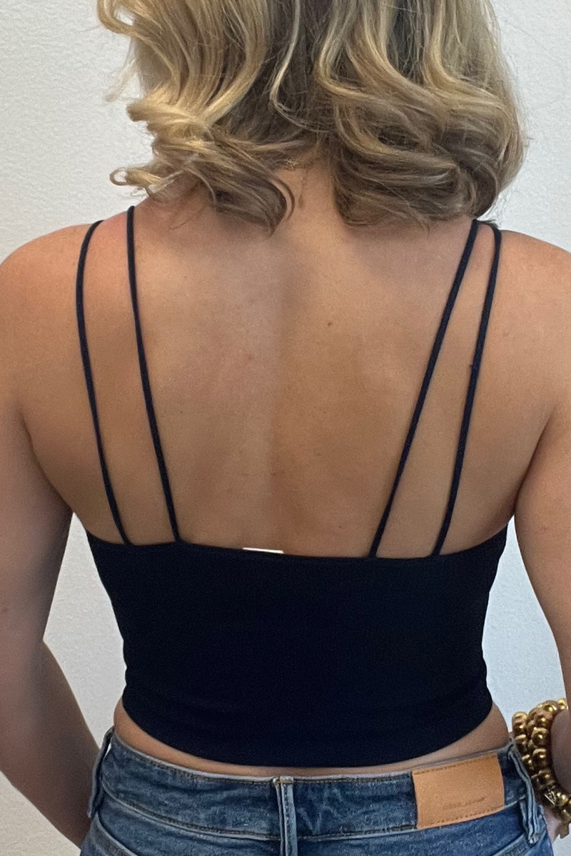 Crop Tank with Built in Bra