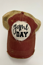 Distressed Game Day Hat
