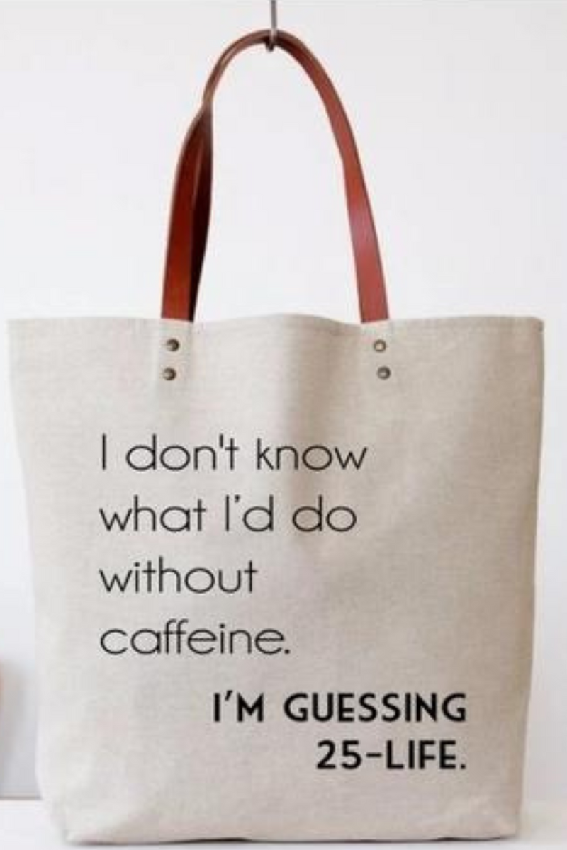 Caffeine Tote Bag