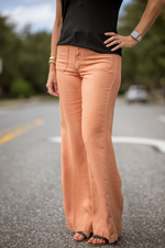 Georgia Peach Wide Leg Pants