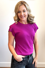 Magenta Gabby Top