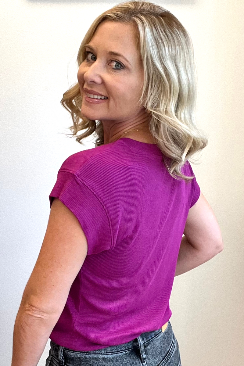Magenta Gabby Top
