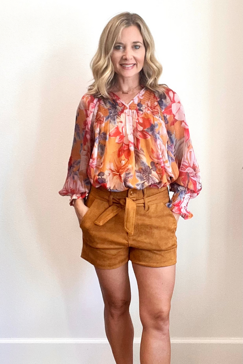 Sophia Suede Shorts