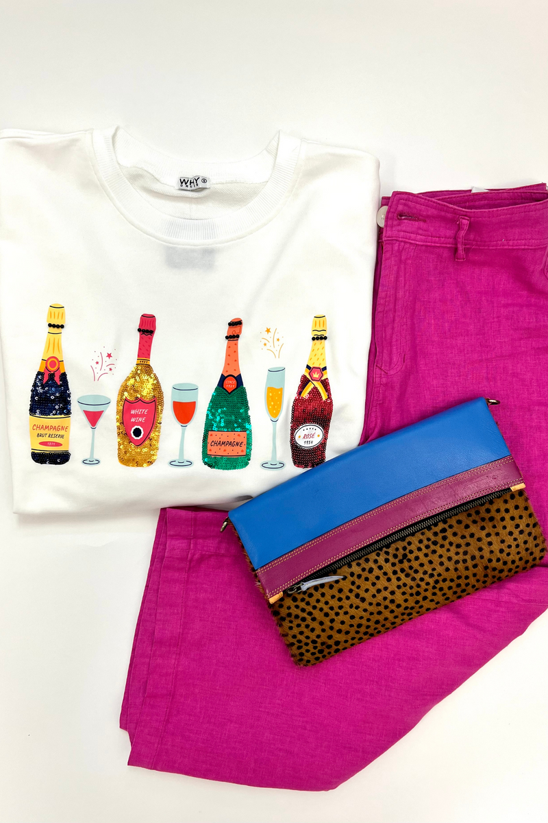 Wine and Champagne Sweater