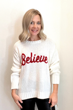Wooden Ships Believe Sweater