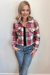 Cropped Plaid Jacket