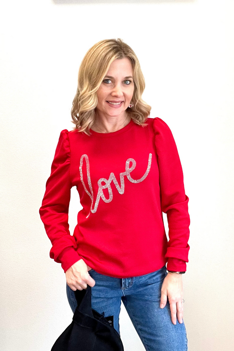 Red Love Sweatshirt
