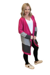 Open Cardi with Asymmetrical Hem Detail