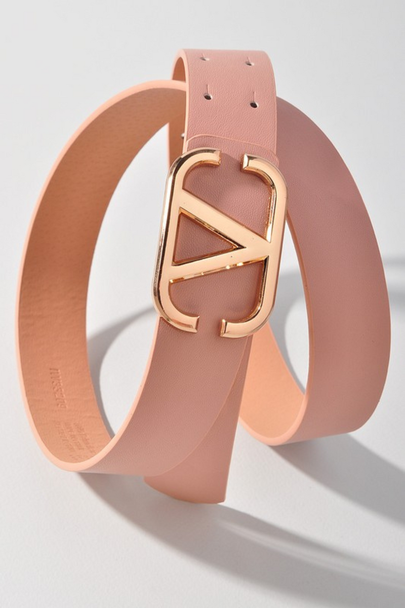 Metal V Buckle Belt