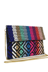 Maria Victoria Beaded Clutch with Cross body Chain