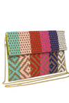 Maria Victoria Beaded Clutch with Cross body Chain