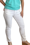 Straight Leg Optic White Jeans
