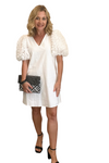 3D Floral Sleeve Mini Dress