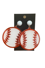 Sports Ball Acrylic Earrings