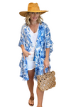 Chiffon Floral Print Kimono