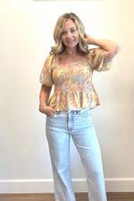 Frida Peplum Top