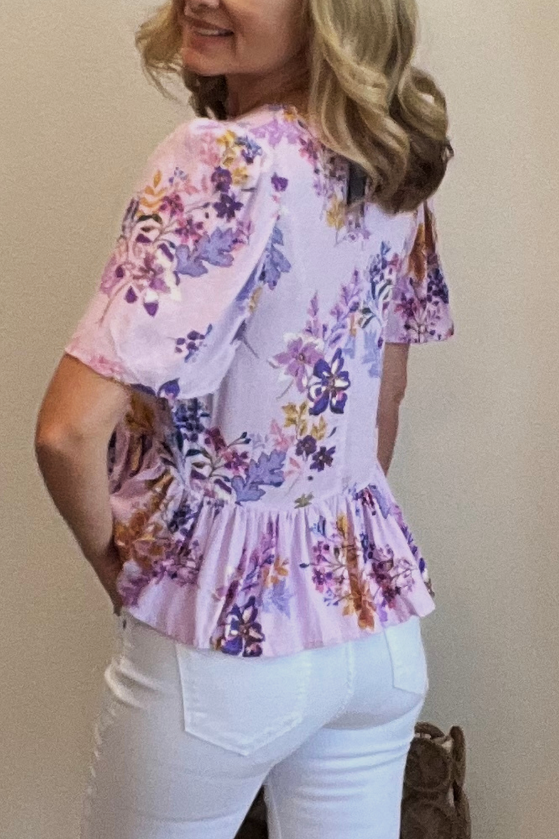 Zilo Peplum Top