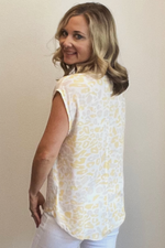 Yellow Leopard Yanis Top