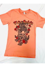 Free Spirit Leopard Graphic Tee