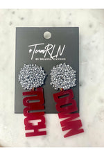 Brianna Cannon Touch Down Earrings with Beaded Top