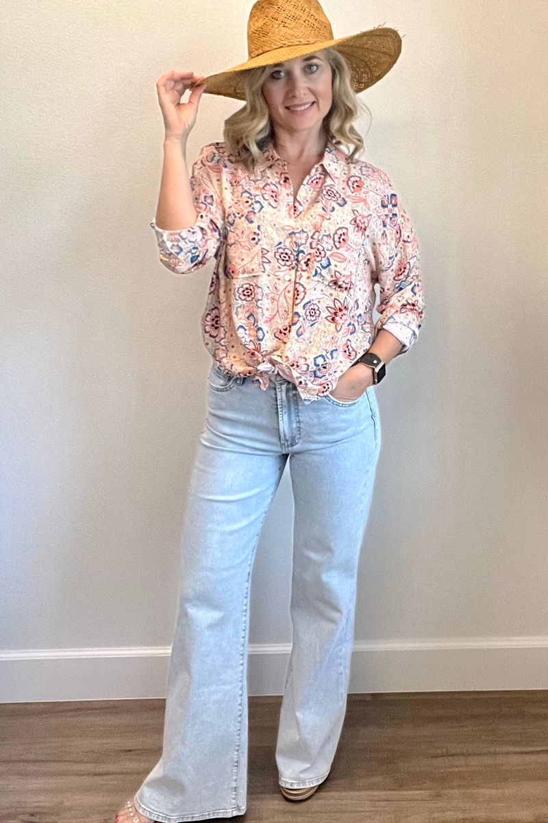 Fiona Wide Leg Jeans