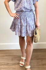 Single Tiered Mini Skirt