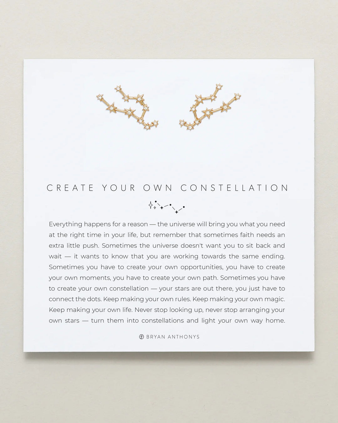 Bryan Anthony's Create Your Own Constellation Earrings