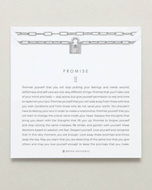 Bryon Anthony's Promise Necklace