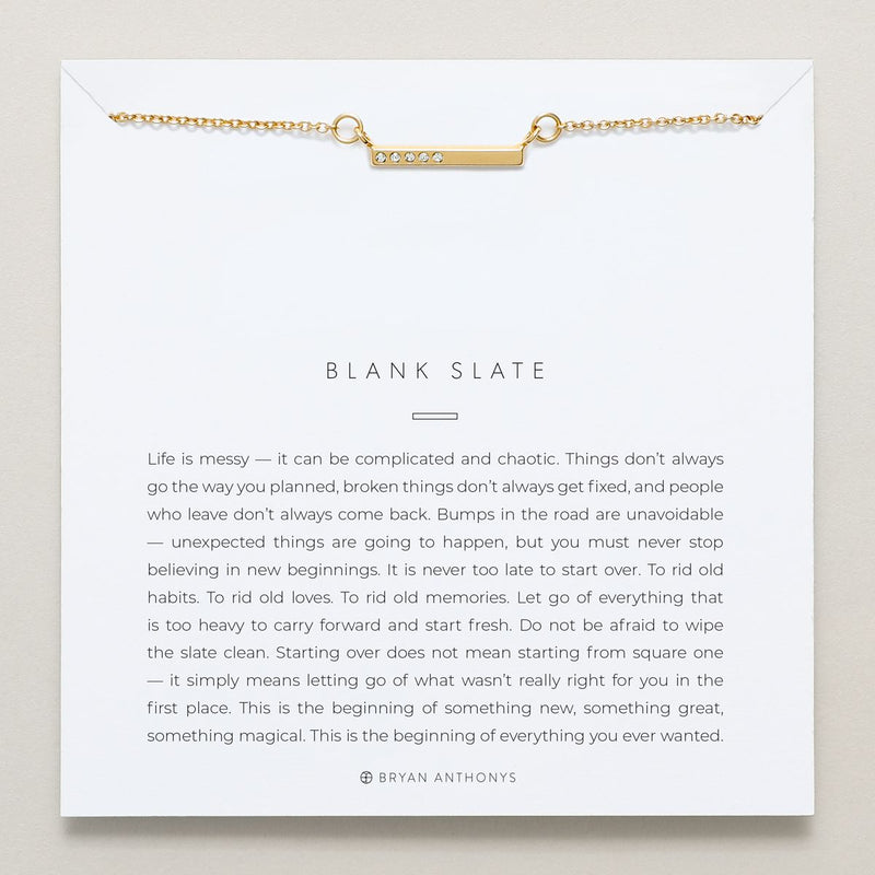 Bryan Anthonys Blank Slate Necklace