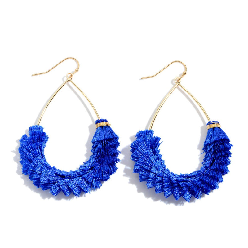 Fringe Hoop Earrings