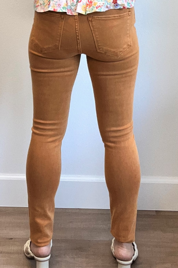 Olivia Skinny Button Fly Jeans