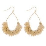 Fringe Hoop Earrings