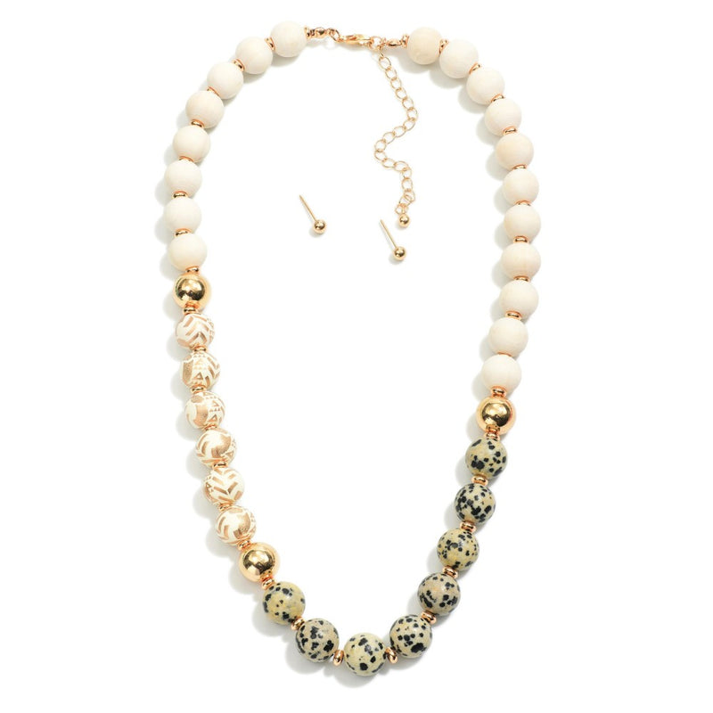 Wood Beaded Necklace