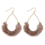 Fringe Hoop Earrings