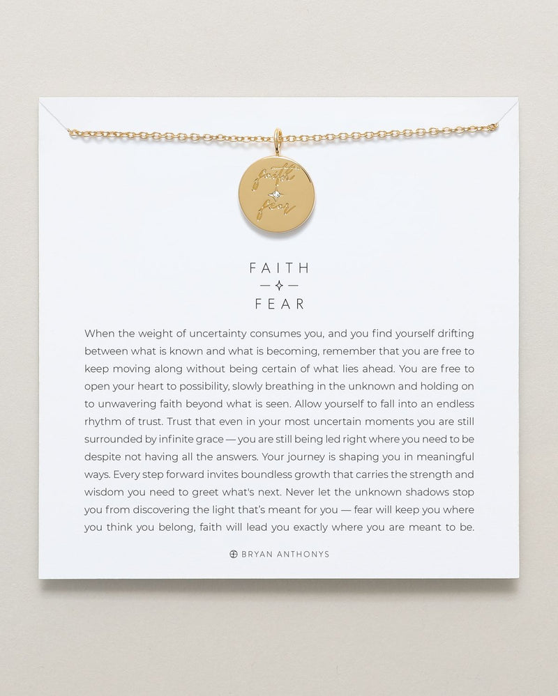 Bryon Anthonys Faith Over Fear Necklace