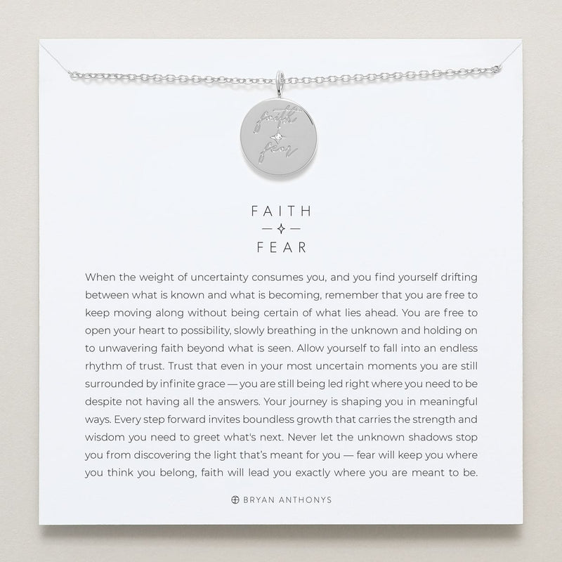 Bryan Anthonys Faith Over Fear Necklace