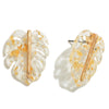 Acrylic Leaf Earrings