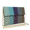 Maria Victoria Beaded Clutch with Cross body Chain