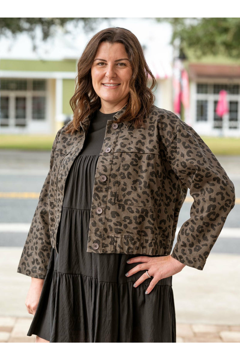 Animal Print Jacket