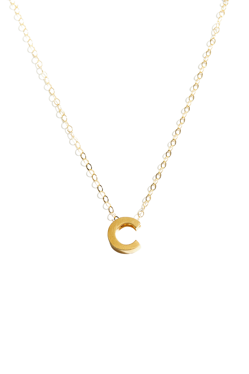 Letter Charm Necklace