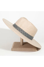 Chevron Strap Fedora Hat