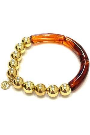 Caryn Lawn Palm Beach Gold Ball Bracelet