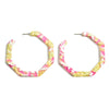 Acrylic Hoop Earrings