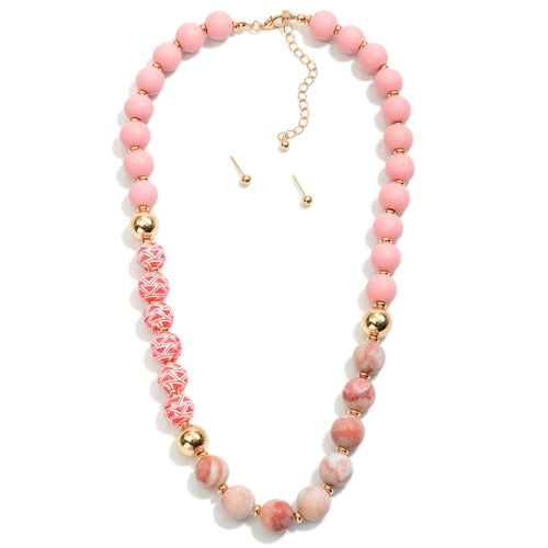 Wood Beaded Necklace