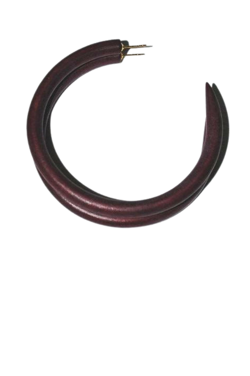Binky & Lulu Cocoa Large Hoop
