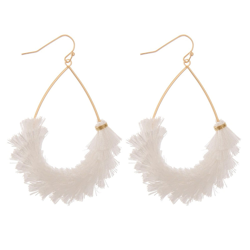 Fringe Hoop Earrings